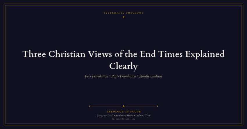Featured image for Three Christian Views of the End Times - Theology in Focus
