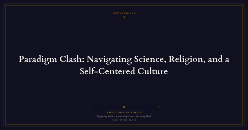Featured image for Paradigm Clash: Navigating Science, Religion, and a Self-Centered Culture - Theology in Focus
