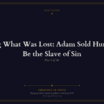 Featured image for Restoring What Was Lost: Adam Sold Humanity to Be the Slave of Sin - Theology in Focus