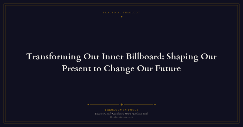 Featured image for Transforming Our Inner Billboard: Shaping Our Present to Change Our Future - Theology in Focus
