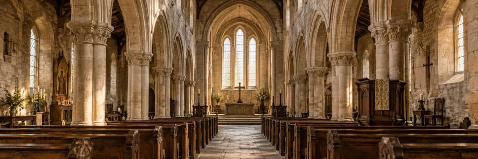 Conceptual study illustration for church history