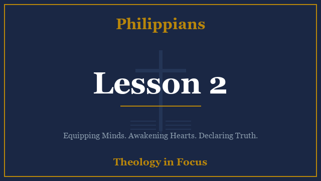 Philippians Lesson 2