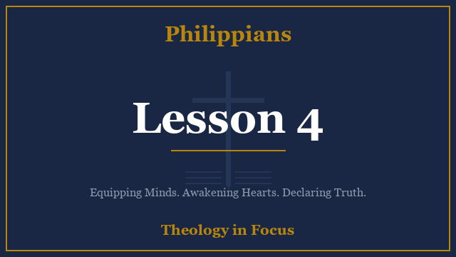 Philippians Lesson 4