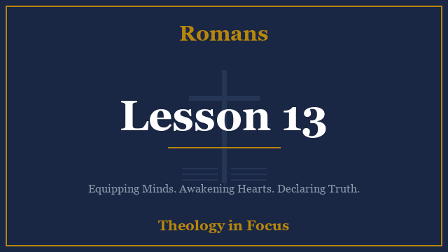 Romans Lesson 13