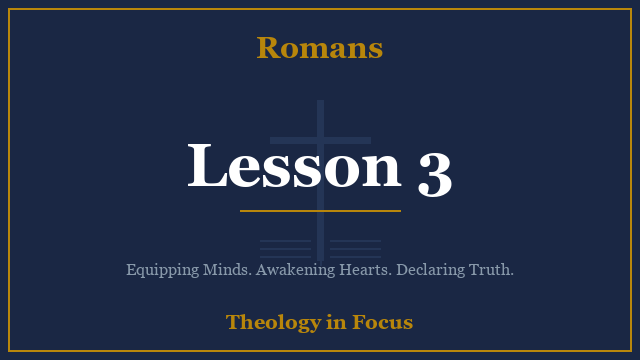Romans Lesson 3