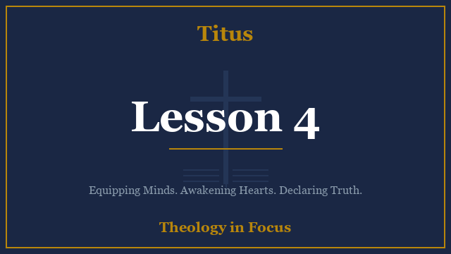 Titus Lesson 4